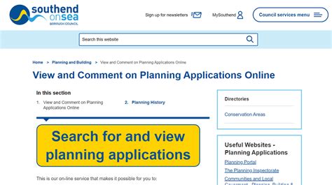 Planning Application Search .